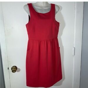 Elegant Red Sleeveless Dress